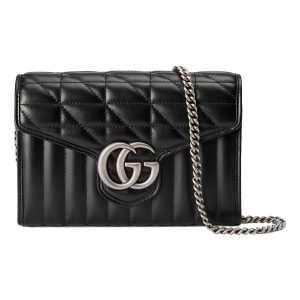 (WMNS) Gucci GG Marmont Mini Bag 'Black' 474575-DTD5N-1000