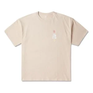 Converse Summer Beach T-Shirt Asia Sizing 'Beige' 10025877-A03