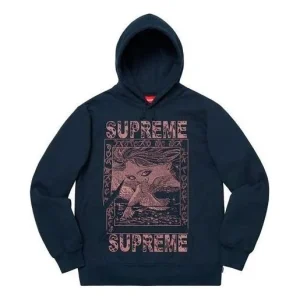 Supreme Doves Hoodie 'Navy' SUP-FW19-309