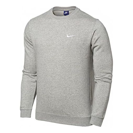 Nike Club FT french terry Round Neck Pullover Gray AA3178-063