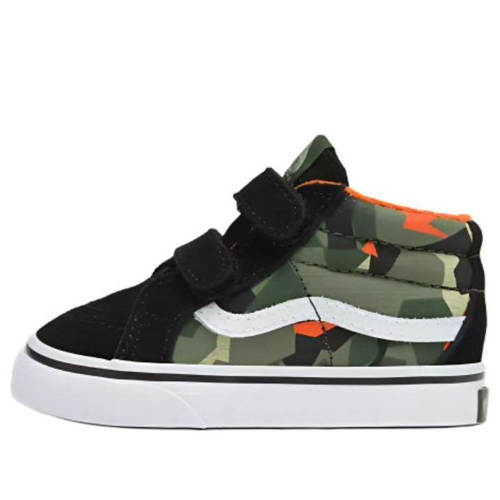 (TD) Vans Sk8-Mid Reissue V 'Geo Camo Black' VN00018WBOV