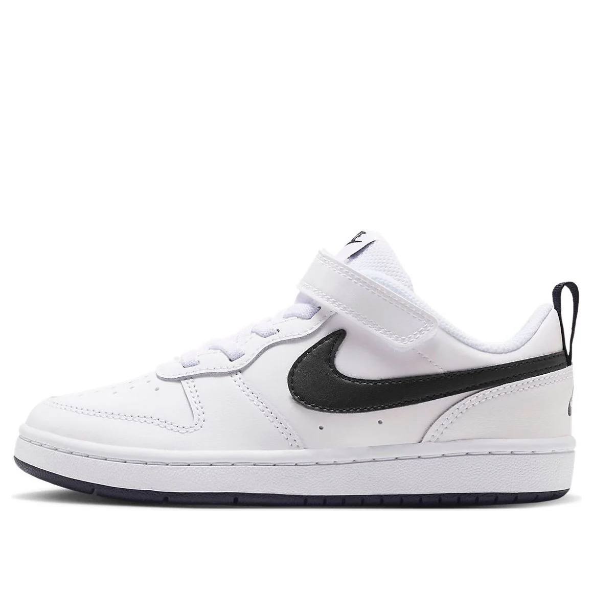 (PS) Nike Court Borough Low 2 'White Black' BQ5451-104