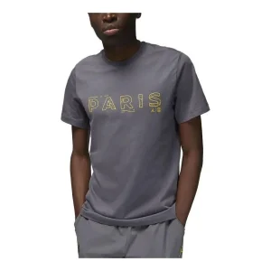 Air Jordan x PSG Graphic T-Shirt 'Grey' DV0634-014
