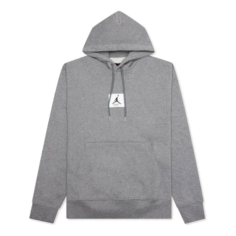 Air Jordan Flight Fleece Pullover Hoodie 'Carbon Heather' DQ7338-091