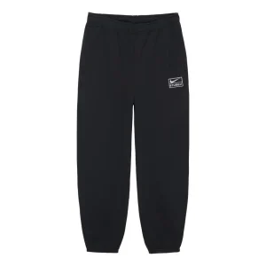 Nike x Stussy SS23 Washed Sweatpants Asia Sizing 'Black' DO5297-010