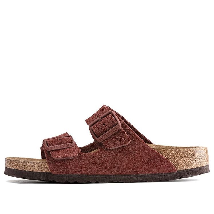 (WMNS) Birkenstock Arizona SFB VL Suede Leather Narrow Fit Sandals 'Chocolate' 1021398