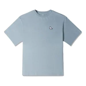 Converse Go-To Sneaker Patch T-Shirt Asia Sizing 'Tidepool Grey' 10025397-A08