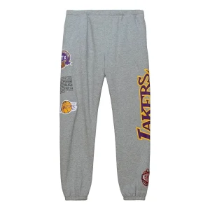 Mitchell & Ness x NBA Fleece Pant 'LAL' PSWP4850-LALYYPPPGYHT