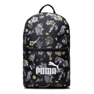 (WMNS) PUMA Core Seasonal Daypack Backpack 'Black White Purple Yellow' 077381-01