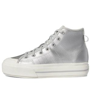 (WMNS) adidas Nizza Rf Platform Mid 'Sliver' GX8369