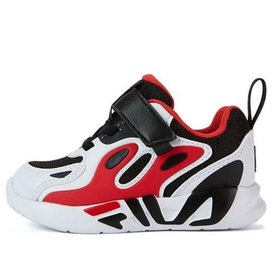 (TD) FILA Casual Lifestyle Shoes 'Black White Red' K13B311107FBW
