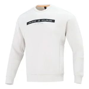 Men's adidas Th Ref Swt Casual Sports Round Neck Long Sleeves Bauxite Brown HE9906