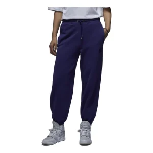 (WMNS) Air Jordan Flight Fleece Trousers 'Dark Purple' FB5114-502