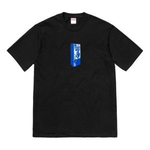 Supreme FW18 Payphone Tee Black Public Phone Printing Short Sleeve Unisex SUP-FW18-460