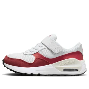 (PS) Nike Air Max SYSTM Shoes 'White University Red' DQ0285-108