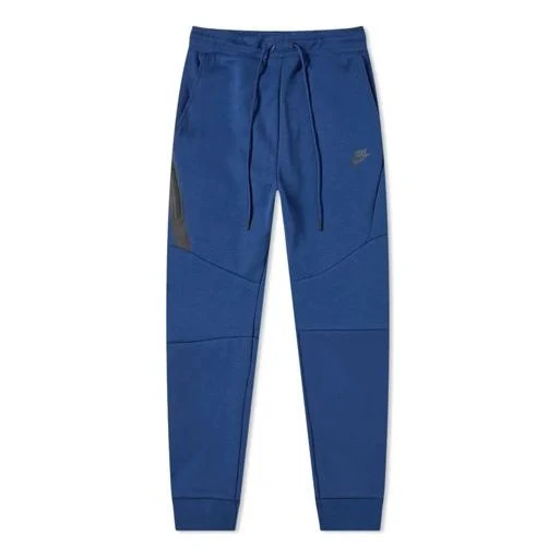 Nike Sportswear Tech Fleece Drawstring Tight Sports Pants Blue 805162-407