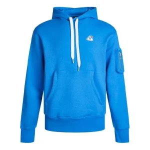 Nike Men's Sportswear Airmoji Ft W Cartoon Patch Sports Hooded Sweater For Blue DA8738-403