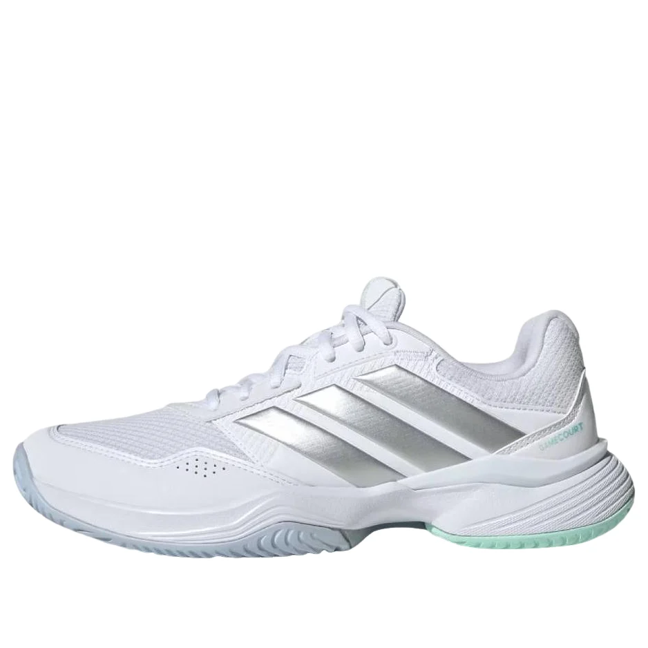 (WMNS) adidas GameCourt 3 All Court Tennis 'White Silver Metallic' KI2864