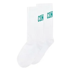 Converse Wordmark Logo Single Crew Socks 'White' 10022436-A01