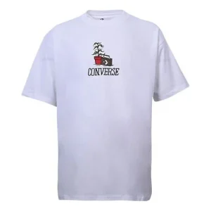 Converse Road Trip T-Shirt Asia Sizing 'White' 10023266-A02