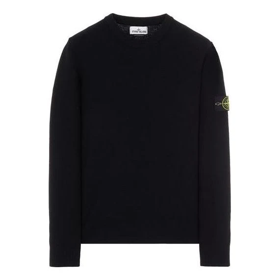 STONE ISLAND Crewneck Pullover 'Black' 7715526A1-V0029