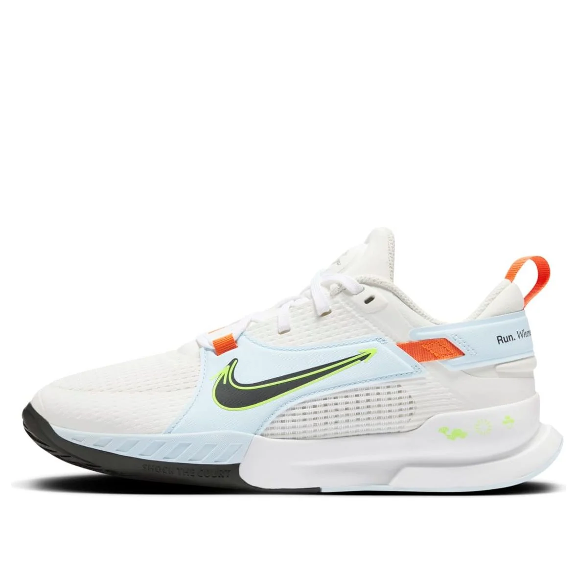 (GS) Nike Crosscourt 'Sail Glacier Blue Volt' HQ3471-101