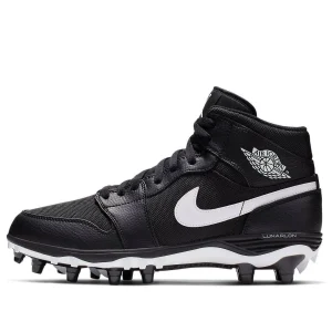 Air Jordan 1 Mid TD Cleat 'Black' AR5604-001
