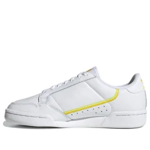 (WMNS) adidas Continental 80 'White Semi Frozen Yellow' EE5561