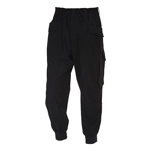adidas Y-3 Classic Wool Flannel Cargo Pants 'Black' GK4592