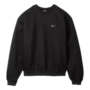 Nike Lab Nrg Fleece Crew Round Neck Pullover 'Black' CQ4004-010