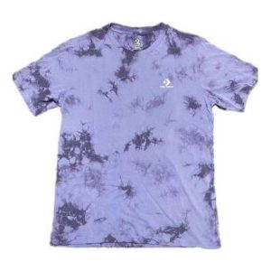 Converse Go-To Star Chevron Washed Standard Fit T-Shirt Asia Sizing 'Purple' 10023867-A02