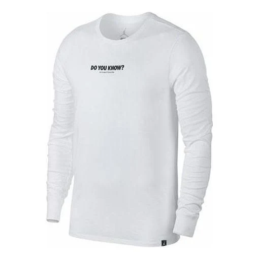 Air Jordan Retro 3 Long Sleeve T-Shirt 'White' 943938-100