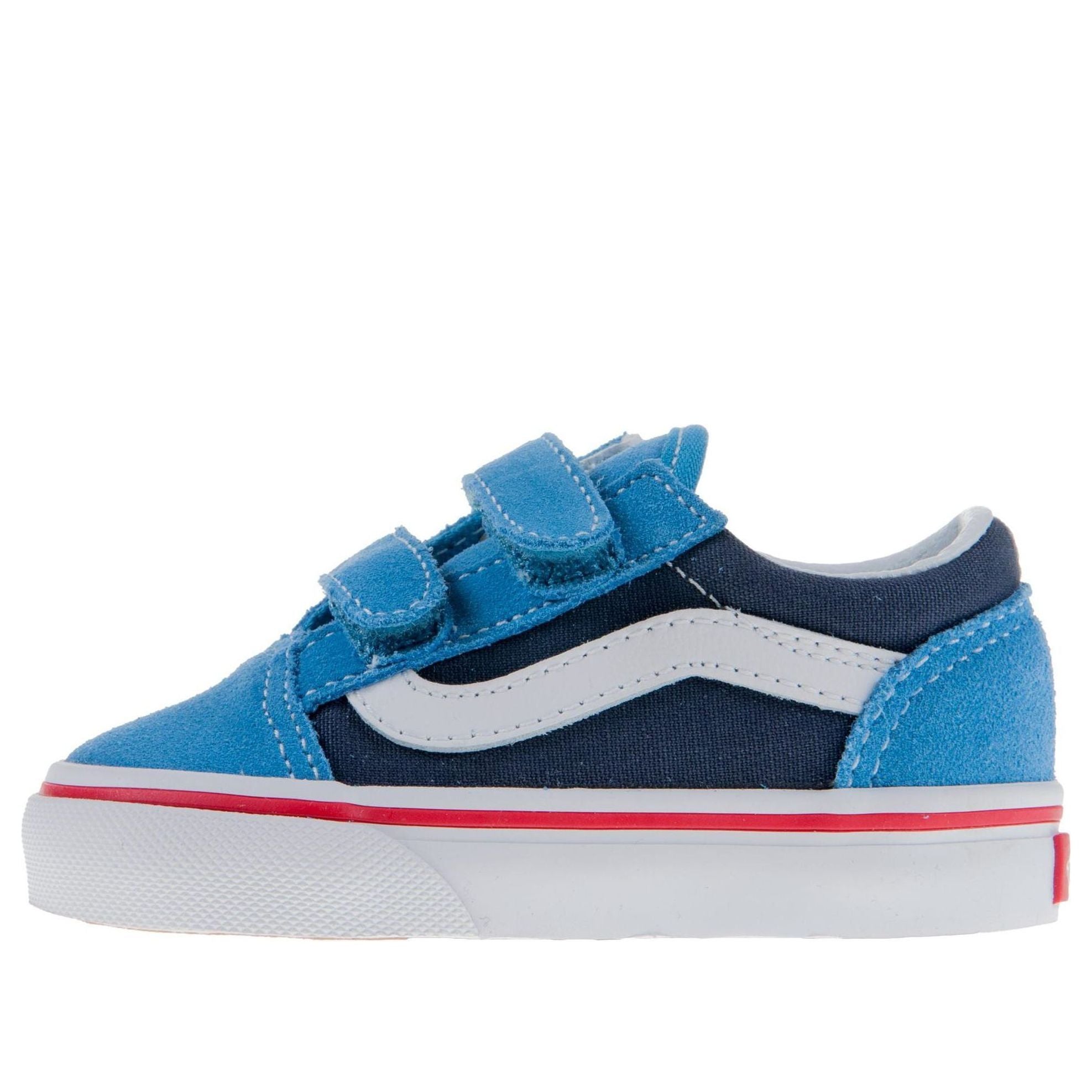 (TD) Vans Old Skool Velcro Shoes 'Blue White' VN0A344K-MMR
