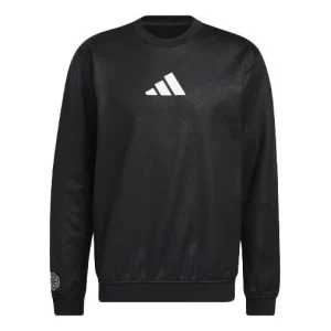 Men's adidas Logo Printing Basketball Sports Black HC7676