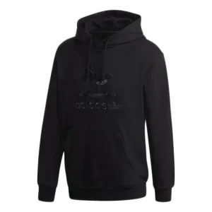 adidas x Disney Crossover Goofy Hoody Embroidered Pullover Black GD6022