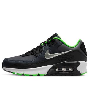 (GS) Nike Air Max 90 Leather 'Black Dark Smoke Grey' CD6864-016