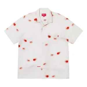 Supreme Eyes Rayon Shirt 'Off White' SUP-FW19-176