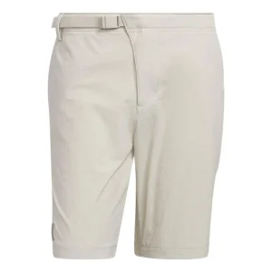 adidas Solid Color Side  Belt Straight Shorts Men's Creamy White HS5622