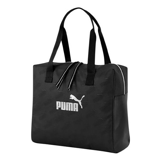 (WMNS) PUMA Core Up Large Shopper 'Black White' 077387-01