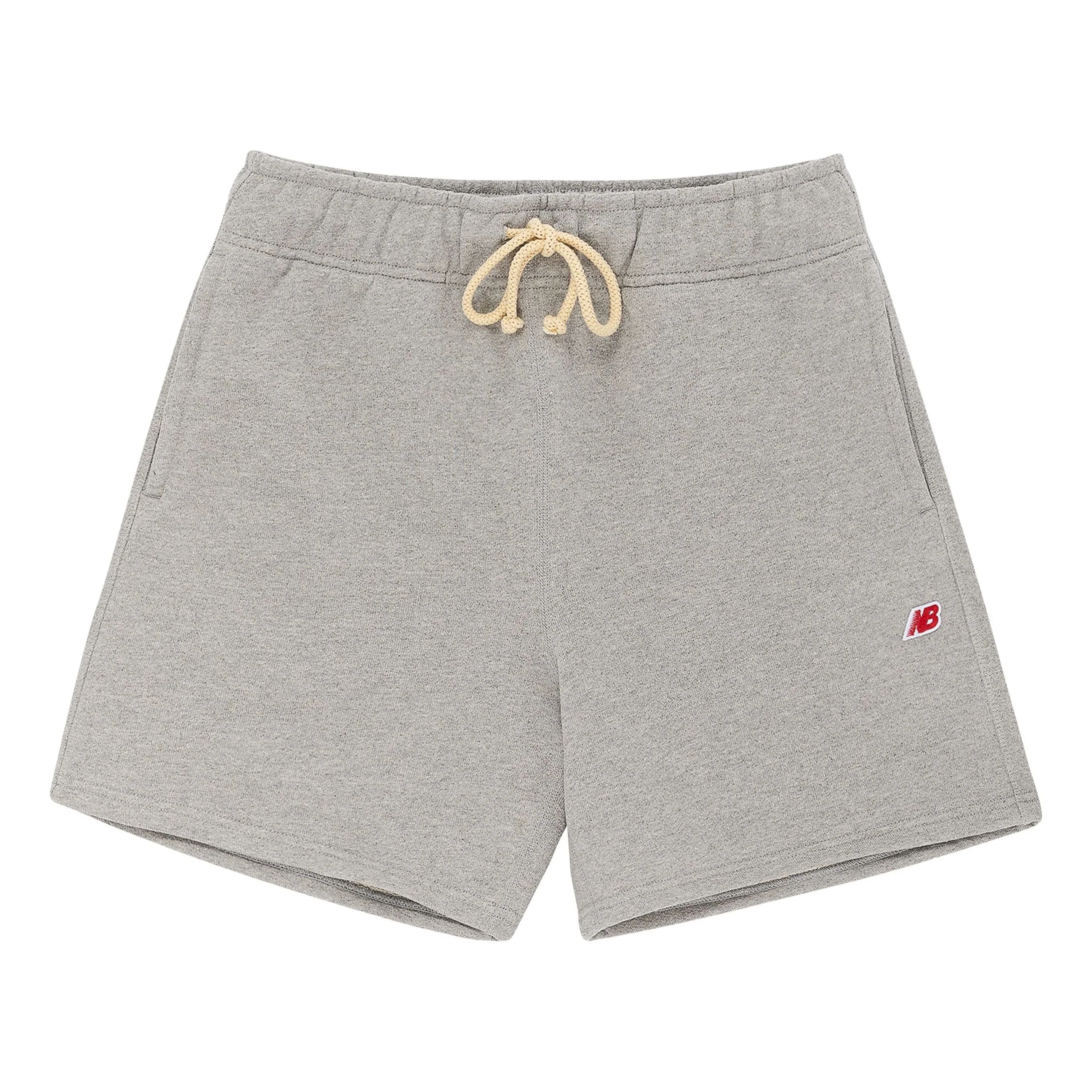 New Balance Made in USA Core Shorts Asia Sizing 'Athletic Grey' MS21548-AG