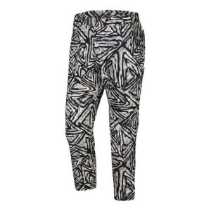 Men's Nike SB Printed Skate Pants Printing Skateboard Long Pants/Trousers Black White CI5839-010