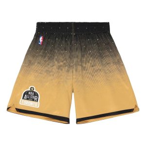 Mitchell & Ness x NBA All-Star World 2016-17 Shorts 'Gold Black' ASHR4960-ASG16PPPBKGD