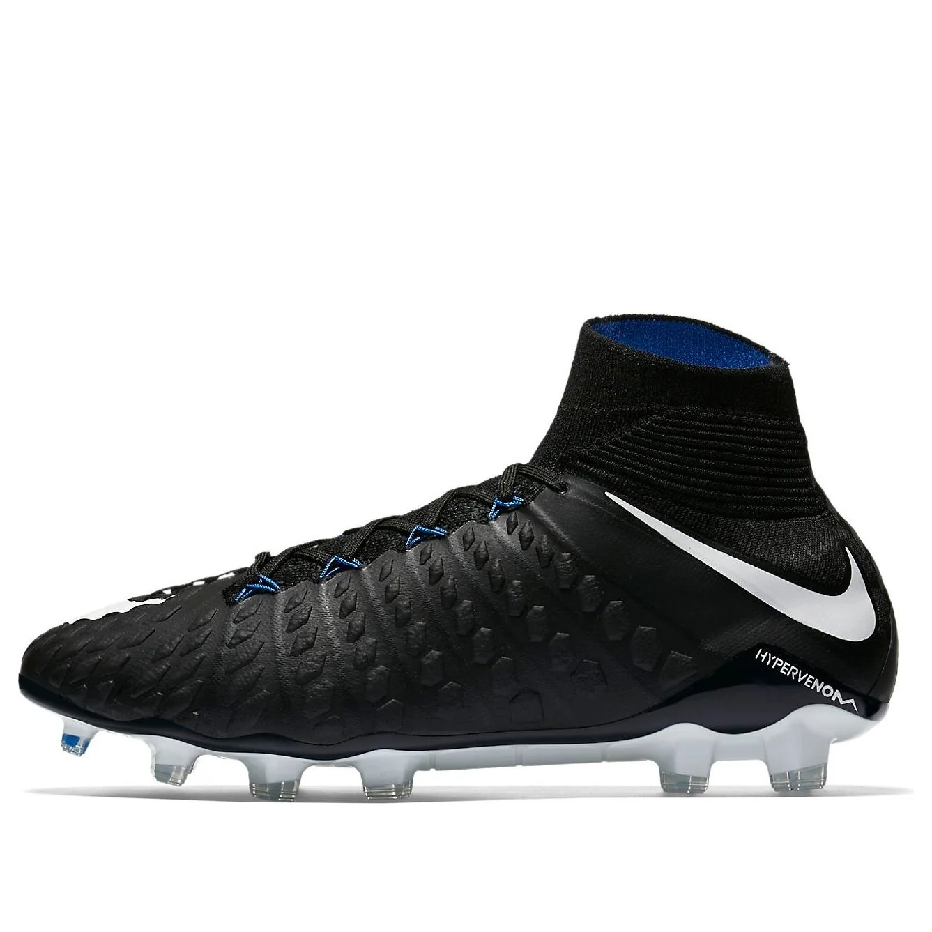 Nike Hypervenom Phantom 3 DF FG 'Black White Royal' 860643-002