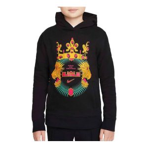 (GS) Nike B NK LBJ PO HOODIE BLACK DJ5728-010