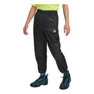 Men's Nike Solid Color Small Logo Label Waterproof Bundle Feet Sports Pants/Trousers/Joggers Black DB1135-045