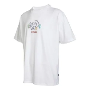 Converse Pushing Along T-Shirt Asia Sizing 'White' 10023267-A01