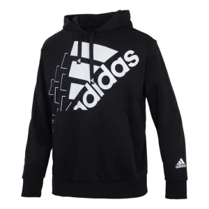 Men's adidas Large Logo Sports Pullover Black GS8747