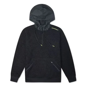 Converse Mountain Club Sherpa Pullover Hoodie Asia Sizing 'Black' 10020318-A01