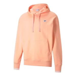 PUMA Downtown Logo Hoodie 'Pink Black White' 531430-26