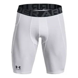 Under Armour HeatGear Pocket Long Shorts Asia Sizing 'White' 1361602-100